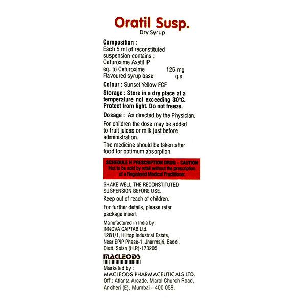 ORATIL 125 Oral Suspension 30ml