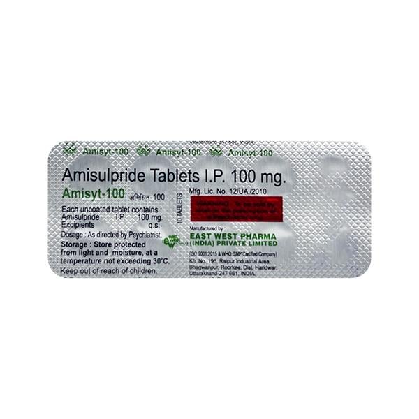 Amisyt 100mg Tablet 10'S