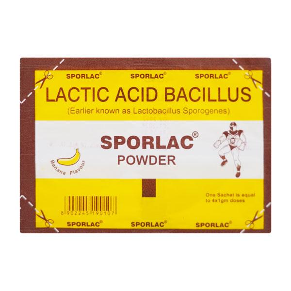 Sporlac Banana Flavour Powder Sachet 4X1gm