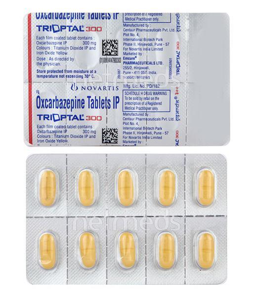Trioptal 300mg Tablet 10'S