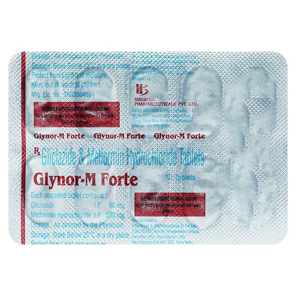 GLYNOR M FORTE Tablet 10's