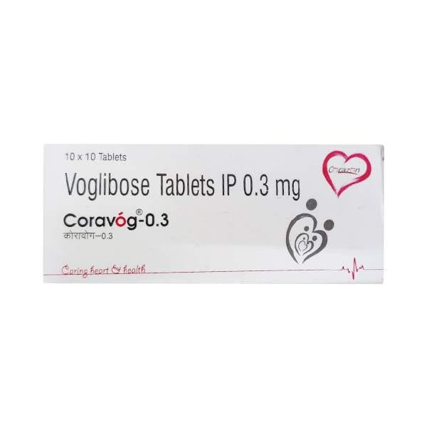CORAVOG 0.3 Tablet 10's