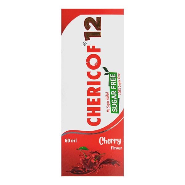 CHERICOF 12 SUGAR FREE CHERRY FLAVOUR Oral Suspension 60ml
