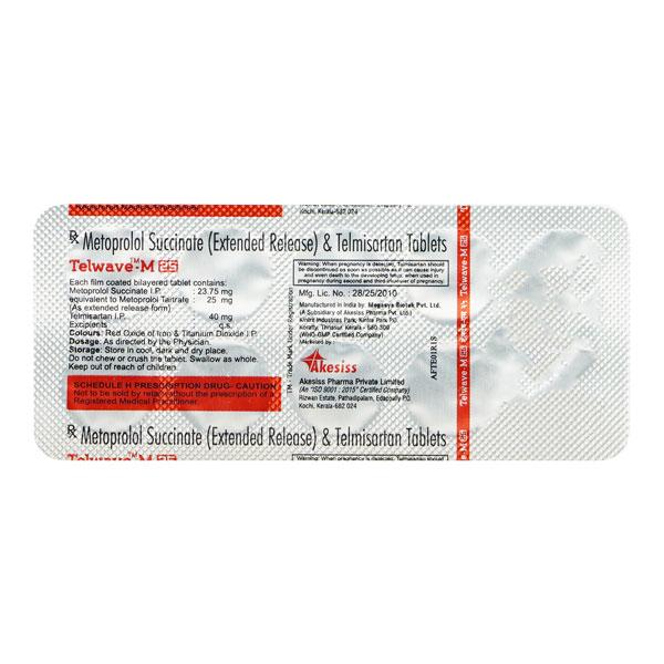 TELWAVE M 25mg Tablet 10's