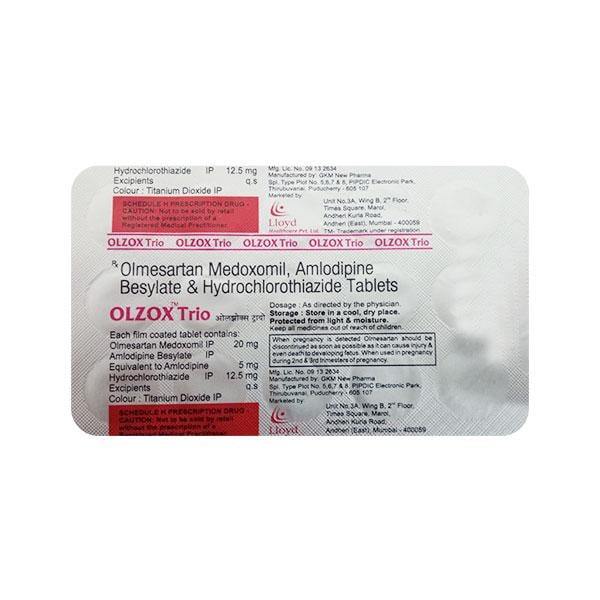 OLZOX TRIO Tablet 15's