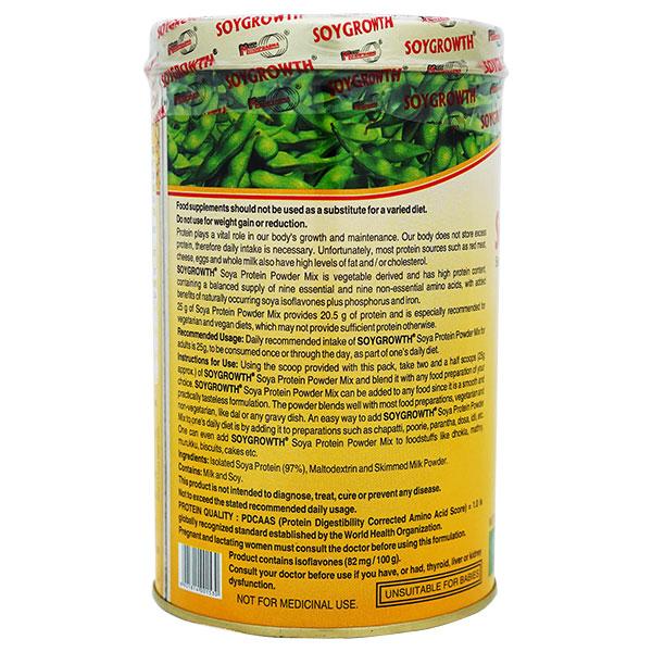 SOYGROWTH SOYA PROTEIN POWDER MIX CHOLESTEROL FREE FOOD Powder 200gm