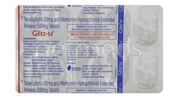 Glitz M 20mg Tablet 10'S