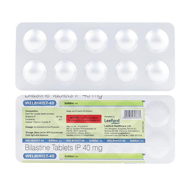 WELBIHIST 40 Tablet 10's