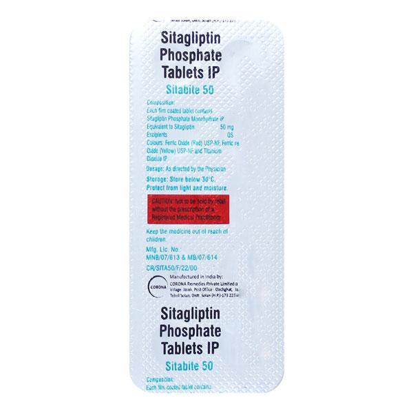 SITABITE 50 Tablet 10's