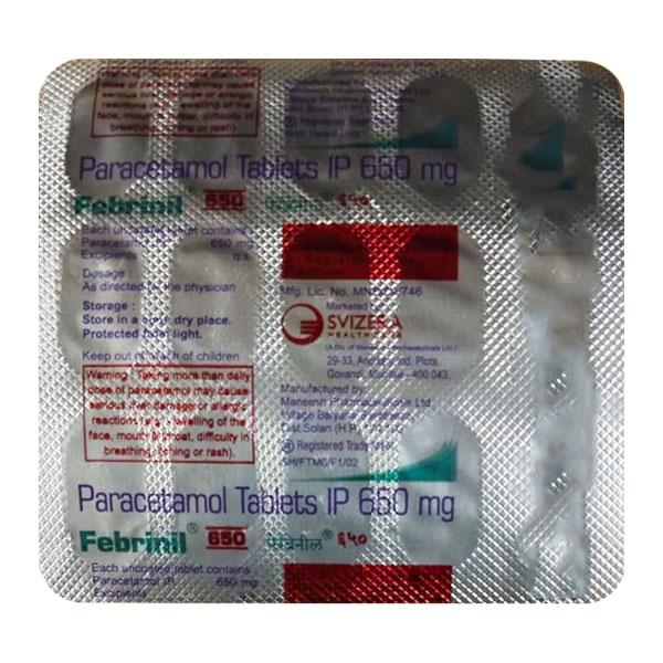 FEBRINIL 650 Tablet 15's