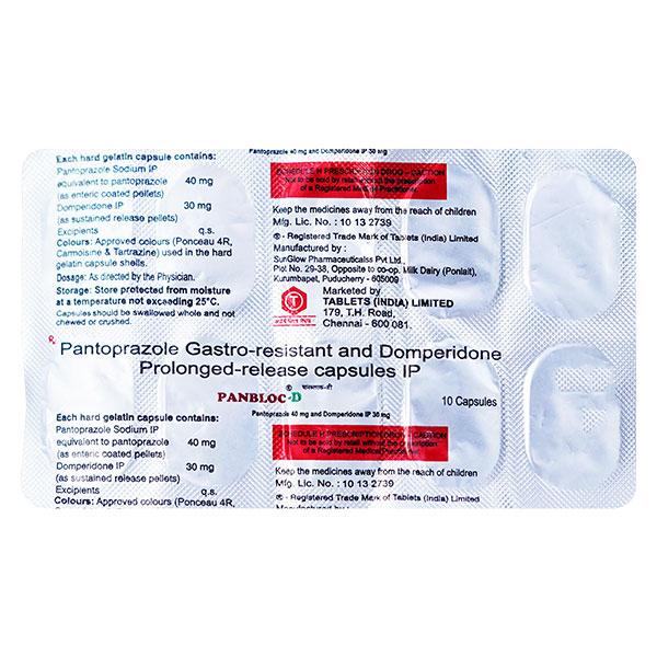 Panbloc D Capsule 10'S