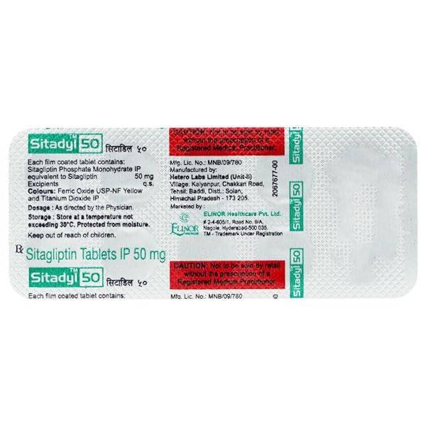 SITADYL 50 Tablet 10's