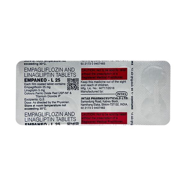 EMPANEO L 25 Tablet 10's