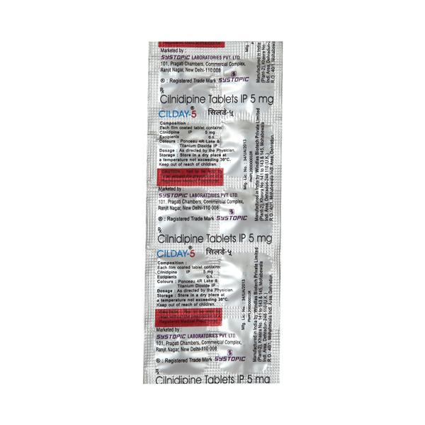 Cilday 5mg Tablet 10'S