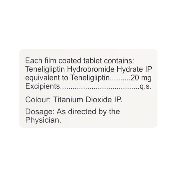 Tegliptin 20mg Tablet 15'S