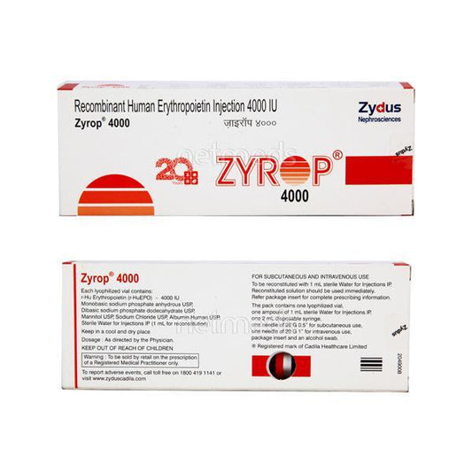 Zyrop 4000IU Injection 1's