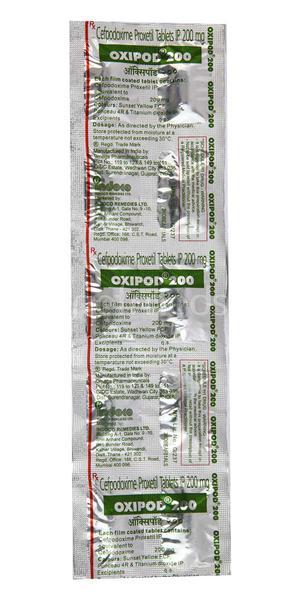 Oxipod 200mg Tablet 10'S