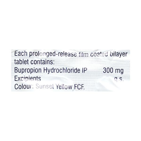 Bupron XL 300mg Tablet 10'S