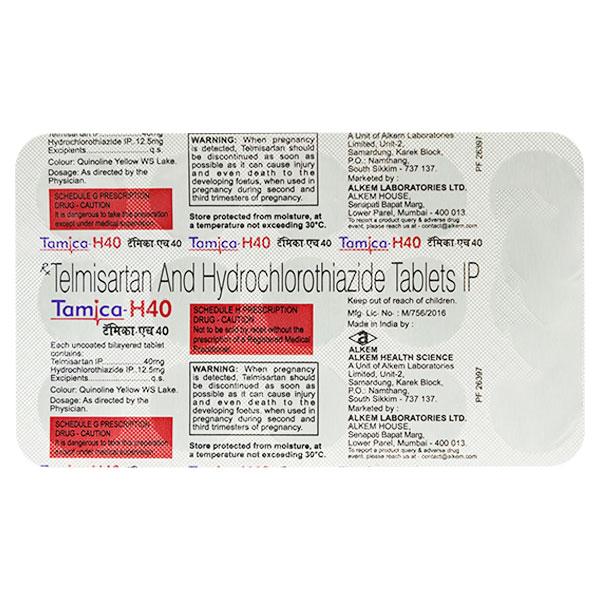TAMICA H 40 Tablet 15's