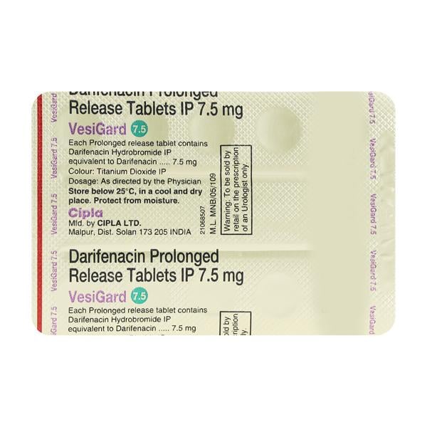 Vesigard 7.5mg Tablet 10'S