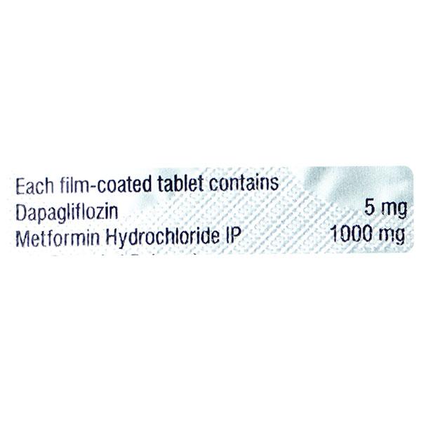 DAPABITE M 5/1000 Tablet 10's