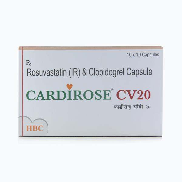 Cardirose CV 20mg Capsule 10'S
