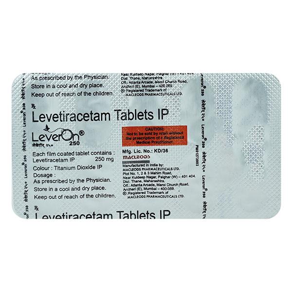 Leveron 250mg Tablet 10'S