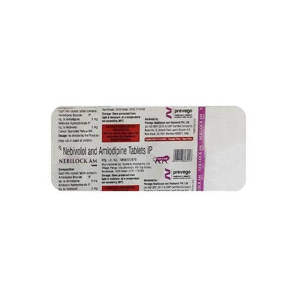 NEBILOCK AM Tablet 10's