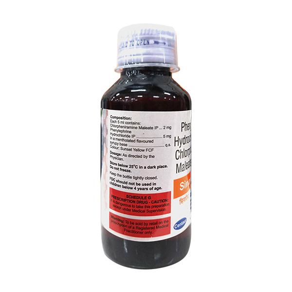 SINAREST AF NEW DELICIOUS ORANGE FLAVOUR Syrup 75ml - Global Surgicals