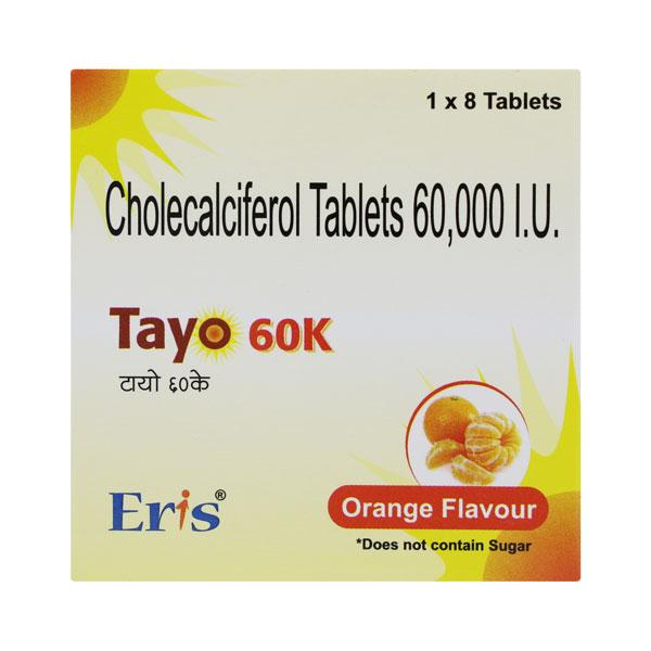 TAYO 60K ORANGE FLAVOUR Tablet 8's