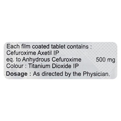 CEFULET 500 Tablet 10's