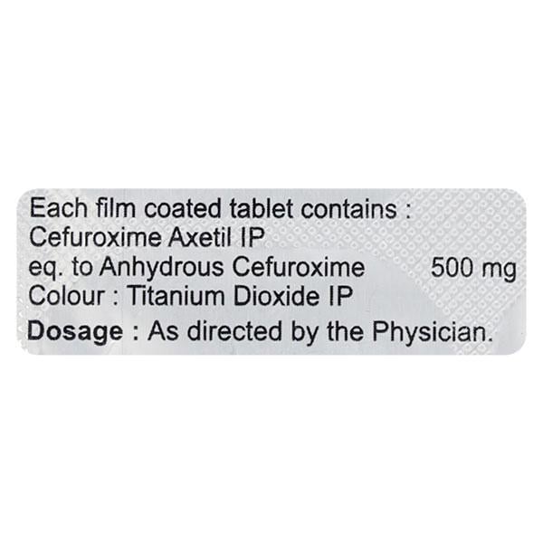 CEFULET 500 Tablet 10's
