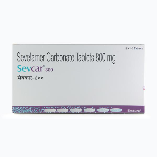 Sevcar 800mg Tablet 10'S