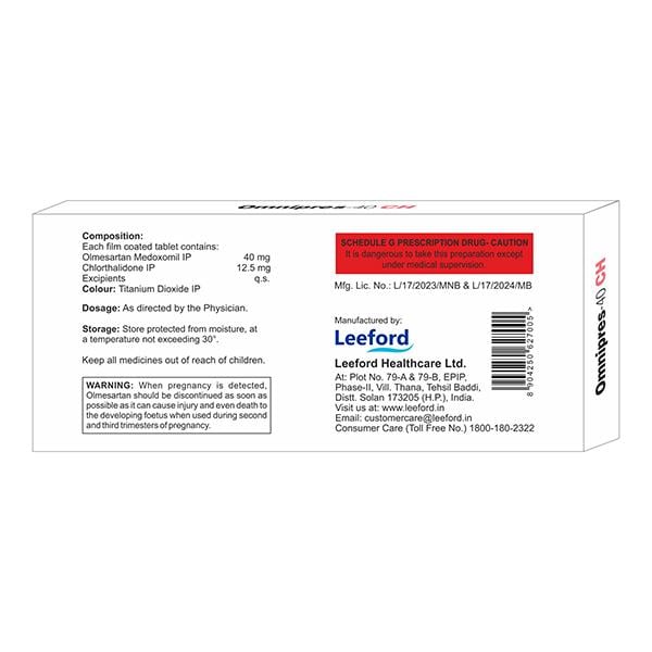 OMNIPRES 40 CH Tablet 10's