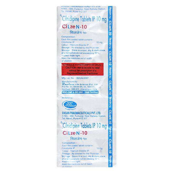 Cilzen 10mg Tablet 10'S