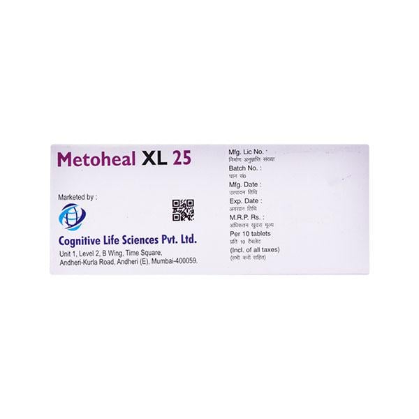 METOHEAL XL 25mg Tablet 10's