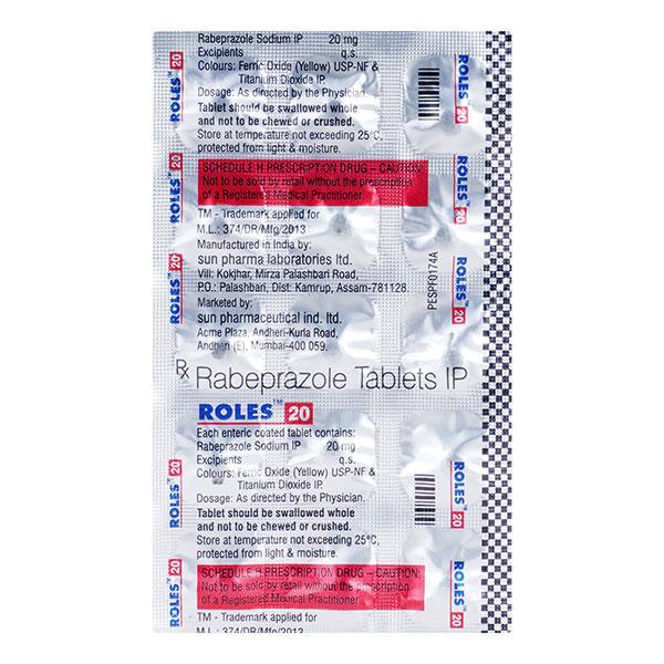 Roles 20mg Tablet 15'S