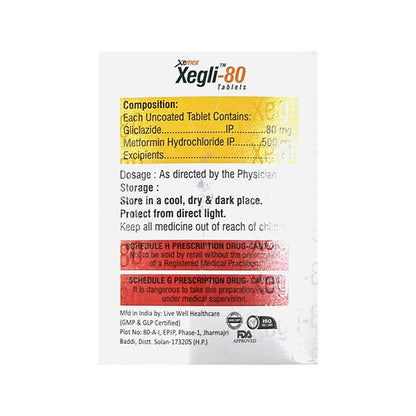 XEGLI 80 Tablet 15's