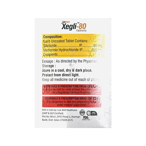 XEGLI 80 Tablet 15's