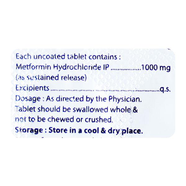 GLYCIREST SR 1000 Tablet 10's