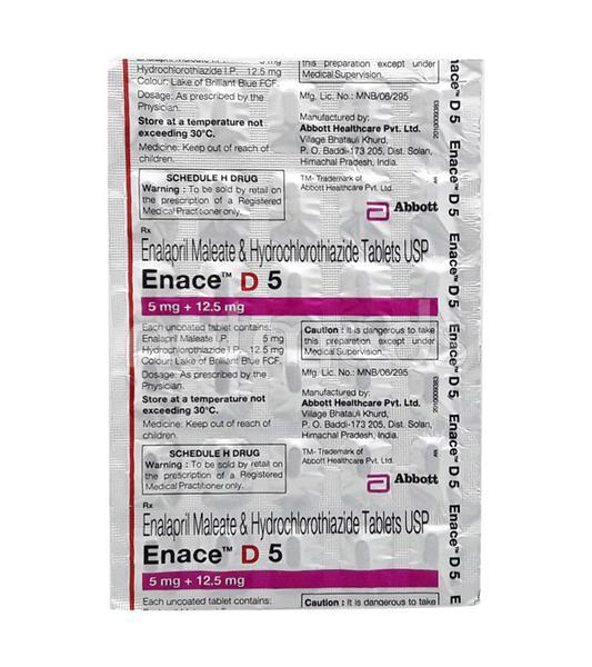 Enace D 5mg Tablet 30'S