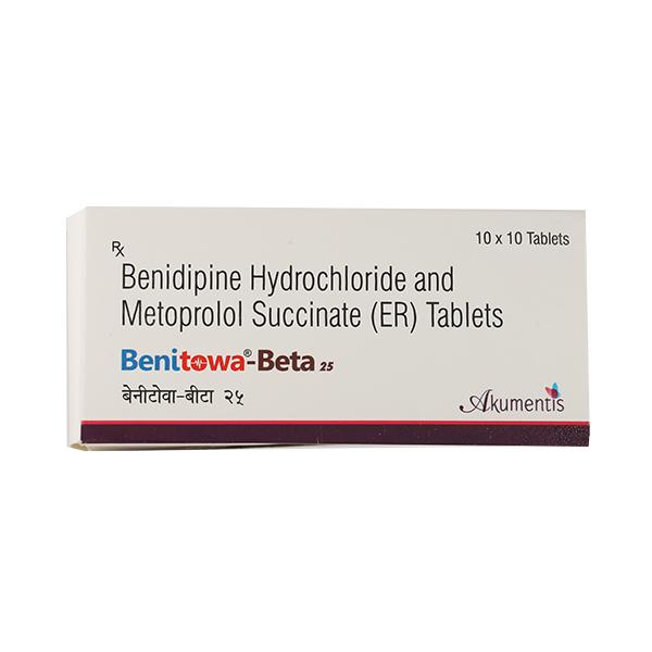 Benitowa Beta 25mg Tablet 10'S