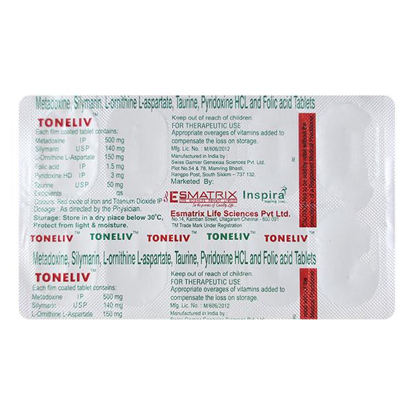 Toneliv 500mg Tablet 10'S