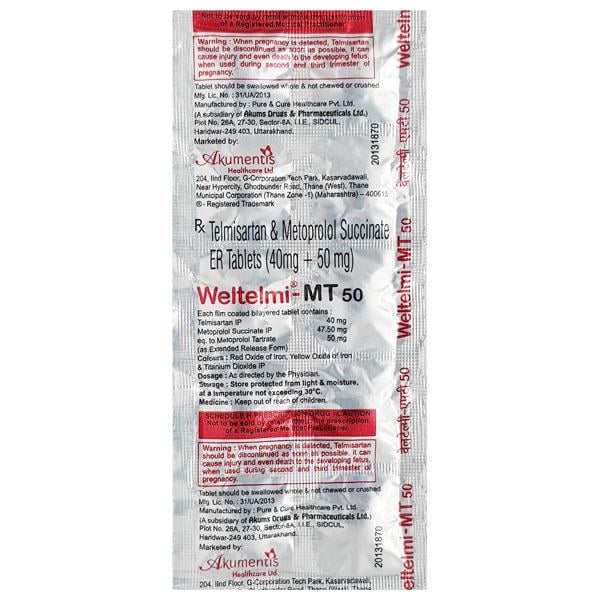 Weltelmi MT 40/50 Tablet 10'S