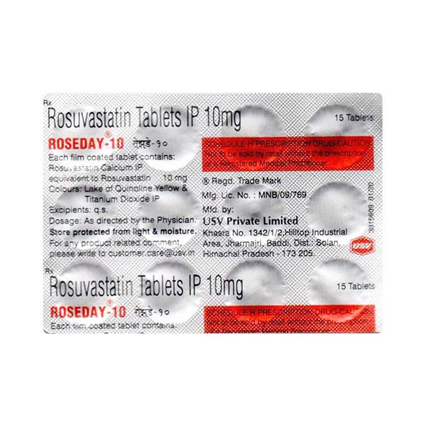 ROSEDAY 10 Tablet 15's