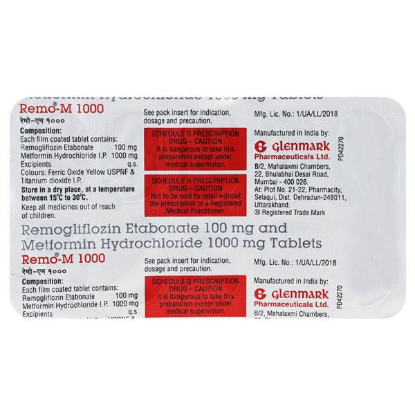 REMO M 1000mg Tablet 10's
