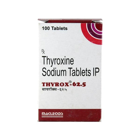 Thyrox 62.5Mcg Tablet 100's