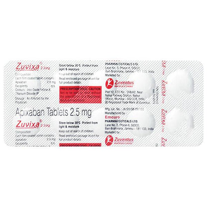 ZUVIXA 2.5 Tablet 10's