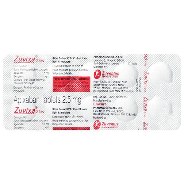 ZUVIXA 2.5 Tablet 10's