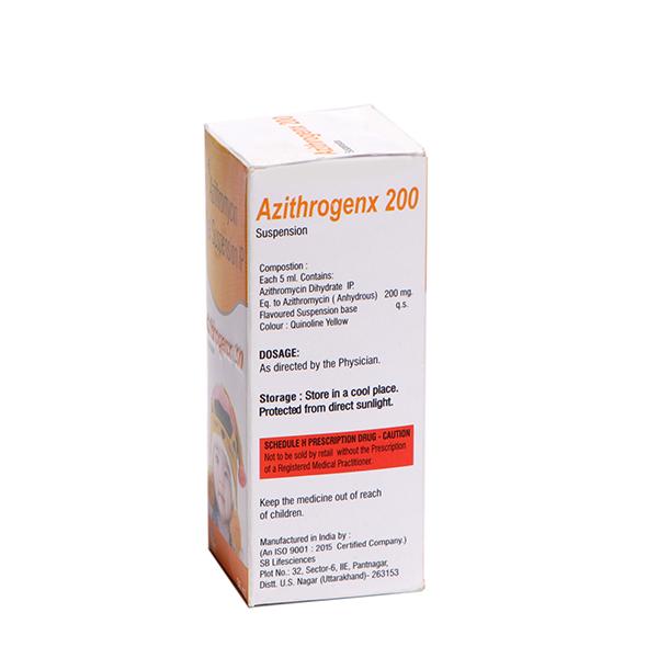 AZITHROGENX 200 Oral Suspension 30ml